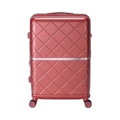 Luggo Camille Koper PC TSA Lock Expandable 24 Inch - Merah Terracotta