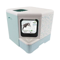M-pets Terra Forma Toilet Kucing Foldable - Biru