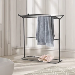 main image Stora Jemuran Handuk Y Shape - Hitam