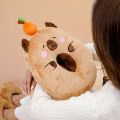 main image Ataru Bantal Tidur Capybara - Cokelat