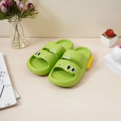 main image Ataru Ukuran 28/29 Sandal Anak Slides Double Strap Dino - Hijau