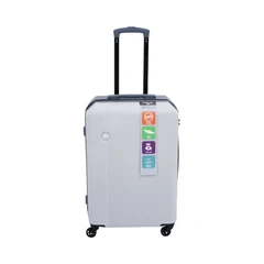 main image Supercase 24 Inci Cookies Koper Abs Tsa Lock Charcoal Chewy - Abu-Abu