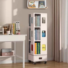 main image Stora 115 Cm Rooney Rak Buku 3 Tingkat Dengan Laci - Krem Beige