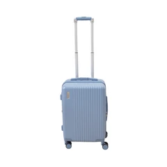 main image Luggo 20 Inci Miles Koper Pc Tsa Lock Expandable - Biru Denim