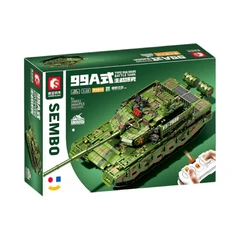 Sembo Block Type 99a Main Battle Tank Set 2604 Pcs 705021 - Hijau