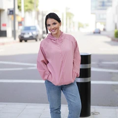 Ataru Jaket Lipat Wanita - Dusty Pink