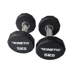 main image Kinetic 5 Kg Dumbbell Pev Round - Hitam