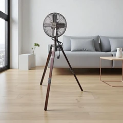 main image Krisbow 12 Inci Kipas Angin Berdiri Tripod - Cokelat