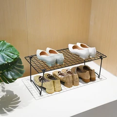 main image Stora Rak Sepatu Stackable - Hitam