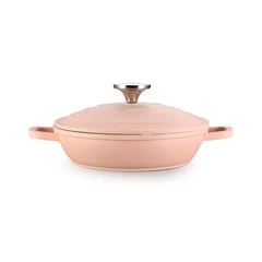 Cooking Color Sofi Panci Casserole Low Greblon C2 20 cm - Pink
