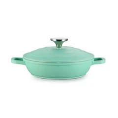 Cooking Color Sofi Panci Casserole Low Greblon C2 20 cm - Hijau