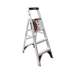 main image Fixsteps Tangga Lipat Aluminium Industrial Dual Purpose 5 Step - Silver