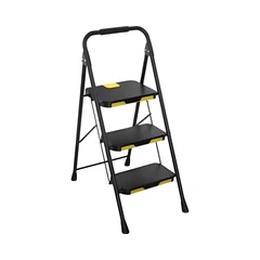 main image Fixsteps 1 Mtr Tangga Lipat Aluminium 3 Step - Hitam