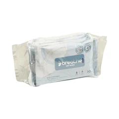 main image Breathe Set 5 Pcs Tisu Basah Antibacterial Non Perfume 10 Lembar