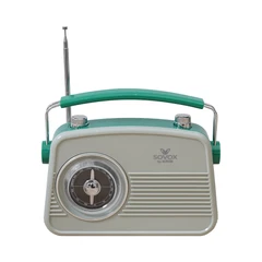 main image Sovox Speaker Retro Bluetooth Dengan Radio - Hijau