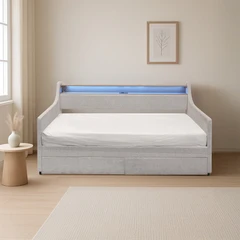 Informa 100x200 Cm Mia Tempat Tidur Daybed Dengan Matras - Abu-abu