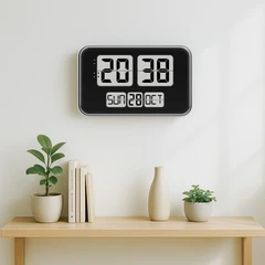 main image Forhom Jam Dinding Led Digital Flip - Putih