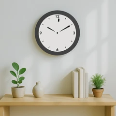 main image Forhom Jam Dinding Lca Digital Round - Hitam