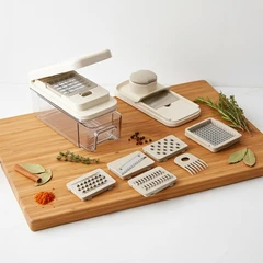 main image Culinart Set Alat Pemarut & Pengiris 1.2 Liter - Krem Beige