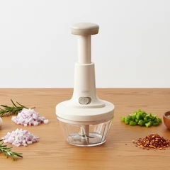 main image Culinart 400 Ml Press Chopper - Krem Beige