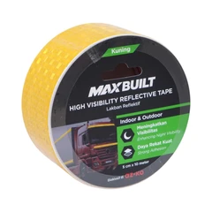 main image Maxbuilt 10 Mtr Lakban Reflektif Honeycomb - Kuning