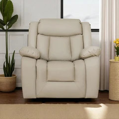 Informa Norton I I Sofa Recliner Rocking Kulit 1 Seater - Cokelat