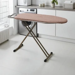 main image Stora Meja Setrika Lipat Hexagon Pattern - Cokelat