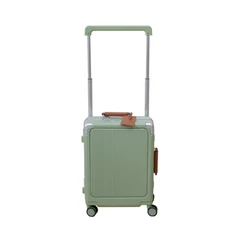 main image Luggo Audrey Koper PC & ABS TSA Lock Wide Handle 20 Inch - Hijau