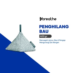 main image Breathe 400 Gr Penghilang Bau Air Care Bag All In One - Abu-Abu