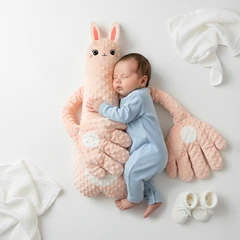 main image Ataru Kindla Bantal Shooting Bayi Rabbit - Pink