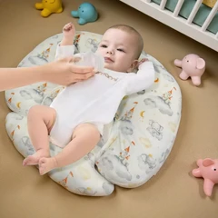 main image Kindla Bantal Menyusui Detachable Serbaguna Elephant - Abu-Abu