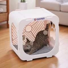 main image Cavea Rumah Kucing Plastik - Pink