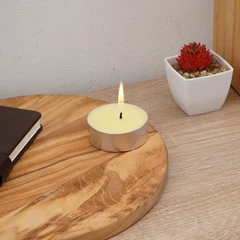 main image Breathe Set 12 Pcs Lilin Tealight Aroma Citronella 9h - Kuning