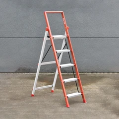 main image Azko 1.4 Mtr Tangga Lipat Aluminium Saving Space 5 Step - Mix