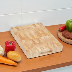 main image Culinart 35x25x4 Cm Talenan Kayu Rectangle - Cokelat