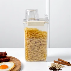 main image Culinart Wadah Makanan Dengan Corong 1.8 Liter Transparan