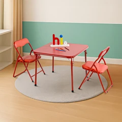 main image Soleil Kiddie Kursi & Meja Lipat Anak Set 3 Pcs  - Merah