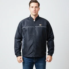 main image Otto Klasse Ukuran Xxl Jaket Motor - Hitam