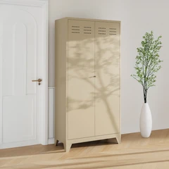 main image Krisbow Lemari Janitor 2 Pintu Swing 85x40x180 Cm - Cokelat