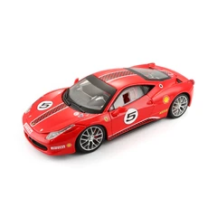 Bburago 1:24 Diecast Ferrari 458 Challenge Racing - Merah