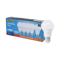 main image Krisbow Lumi Gen-2 Bohlam Led 9 Watt 1080 Lumens Cool Daylight E27 Set 5 Pcs - Putih
