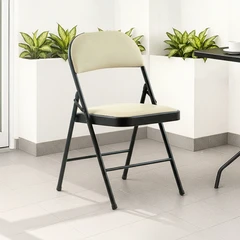 main image Soleil Elia Kursi Lipat Kulit - Cokelat Coffee