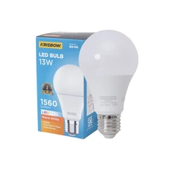 main image Krisbow Lumi Gen-2 Bohlam Led 13 Watt 1560 Lumens Warm White E27 - Kuning