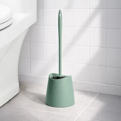 main image Tatay Sikat Toilet Nylon Dengan Holder - Hijau Granite