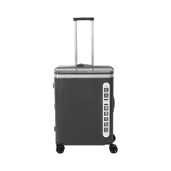 Luggo Zenith Koper PC TSA Lock 24 Inch - Abu-abu Rock