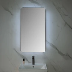 main image Fosa Nava Kabinet Dinding Kamar Mandi Dengan Cermin - Cokelat