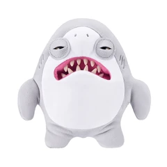 Fuggler Boneka Plush Collab Jaws 50th Anniversary 24 cm - Abu-Abu/Putih