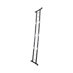 main image Krisbow Tangga Lipat Aluminium 3.27 Meter 4x3 Step - Hitam