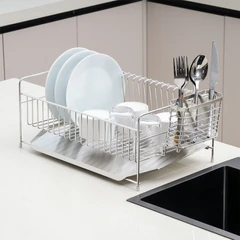 Informa Hendrix Rak Piring Stainless Steel 1 Tingkat - Silver