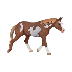 CollectA Figure American Paint Horse Stallion Chestnut Overo - Cokelat